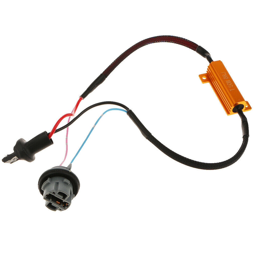 2 Pieces 7440 50W 8Ohm Error Free Anti Flicker Resistor Canceller Decoder