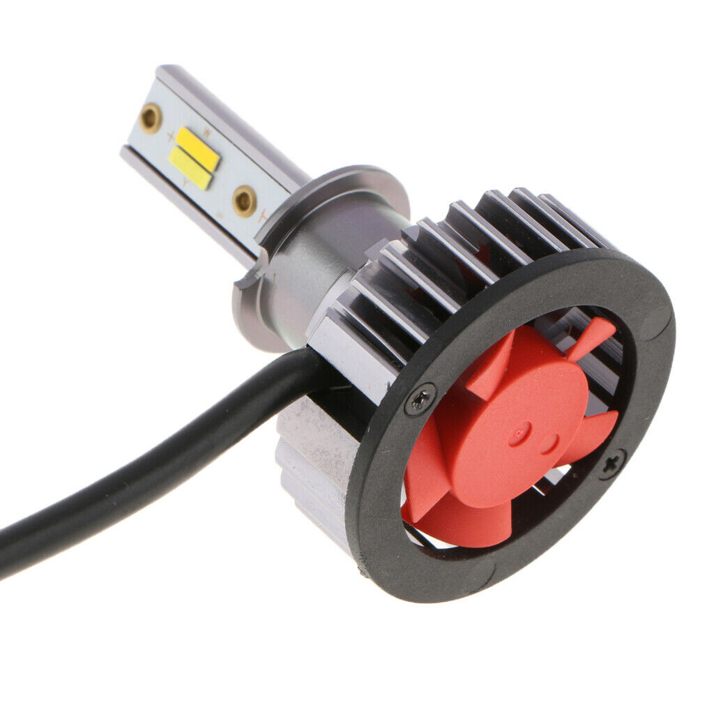 2PCS Tri-color temperature K2 Auto LED headlamp Bulbs H3 Pair Conversion Kit