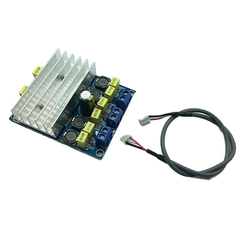 New TDA7492 2x50W 100W D Class Digital Amplifier Board DIY AMP with Radiator