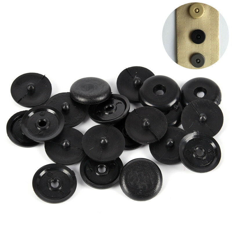 10Pcs Universal Car Seat Belt Stopper Buckle Button Fastener Safety Part C.l8