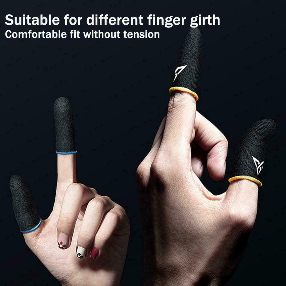 For PUBG Phone Game Sweat-proof Fingers Gloves Screen Thumbs Sleeve Cover V3C5