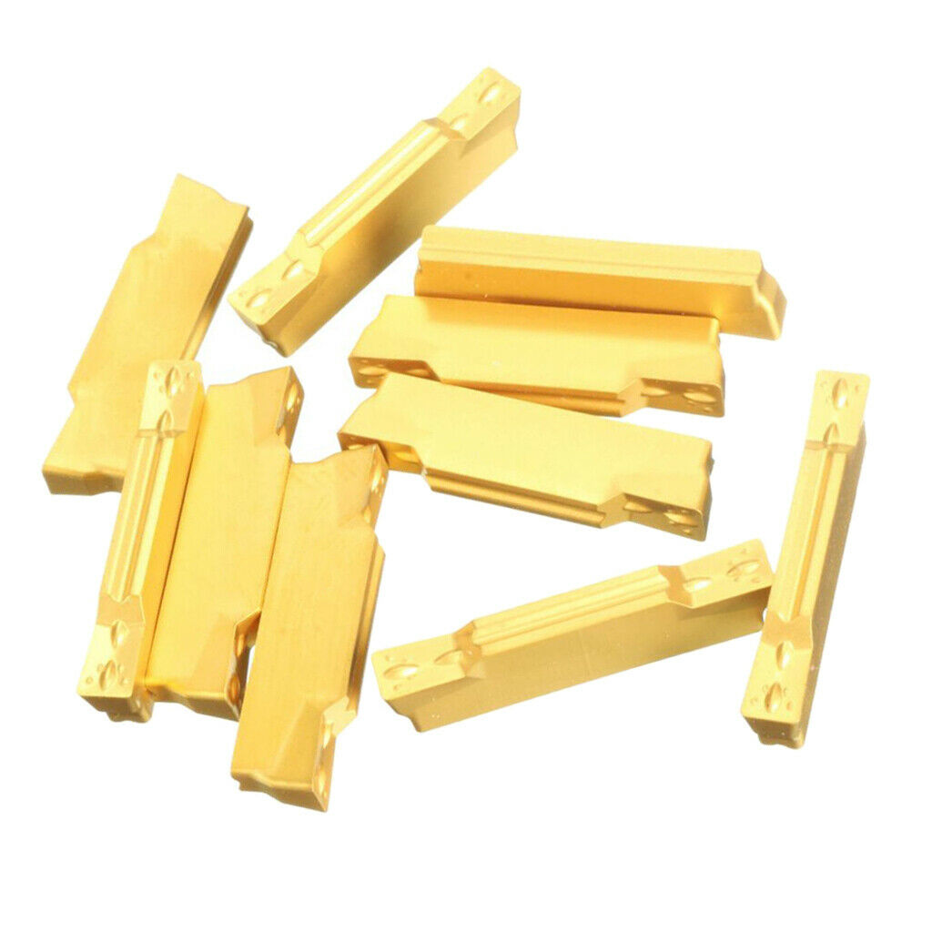 10Pcs MGMN300-M Inserts 3mm Width for MGEHR/MGIVR Lathe Tool CNC Cutter