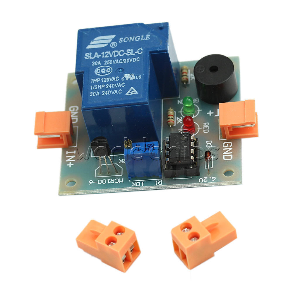 Accumulator Sound Light Alarm Prevent Over Discharge Controller 12V Low Voltage