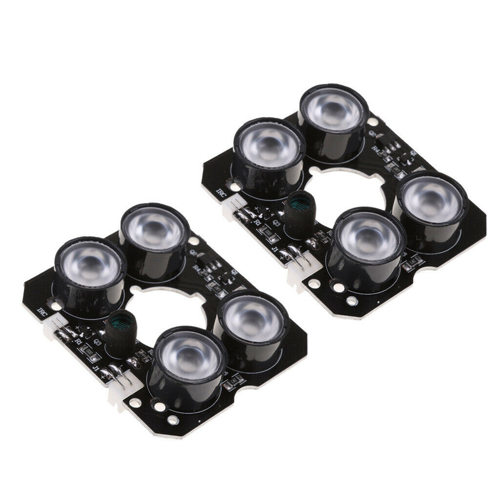 2 Packs IR LED Spot Light 850nm Infrared Board For  Camera 4pcs/set