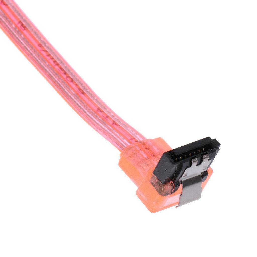 SATA Cable III 6Gbps HDD SDD Data Cable with Locking Latch 10 Inch for SATA HDD,