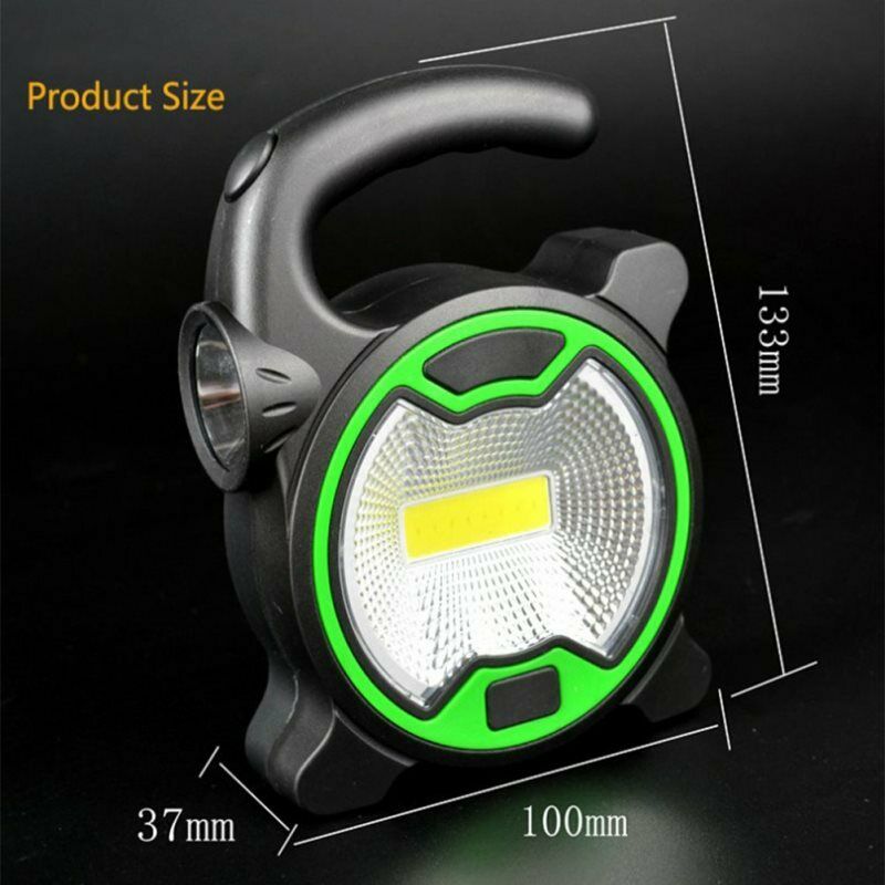 1PCs COB Work Lamp LED Lantern Waterproof Emergency Spotlight Rechargeab.l8