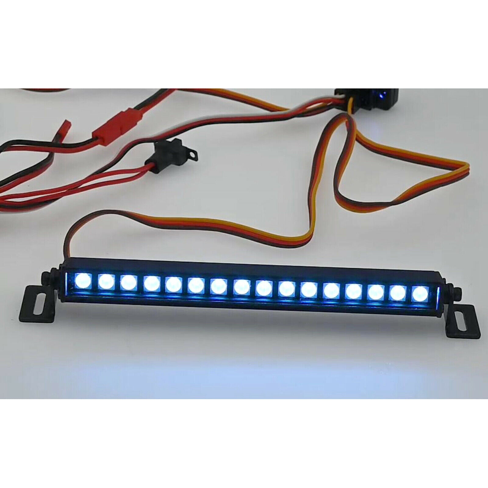 LED Flashing Light Bar Roof Lamp Fit For RC Rock Crawler MN86K MN86 Upgrades