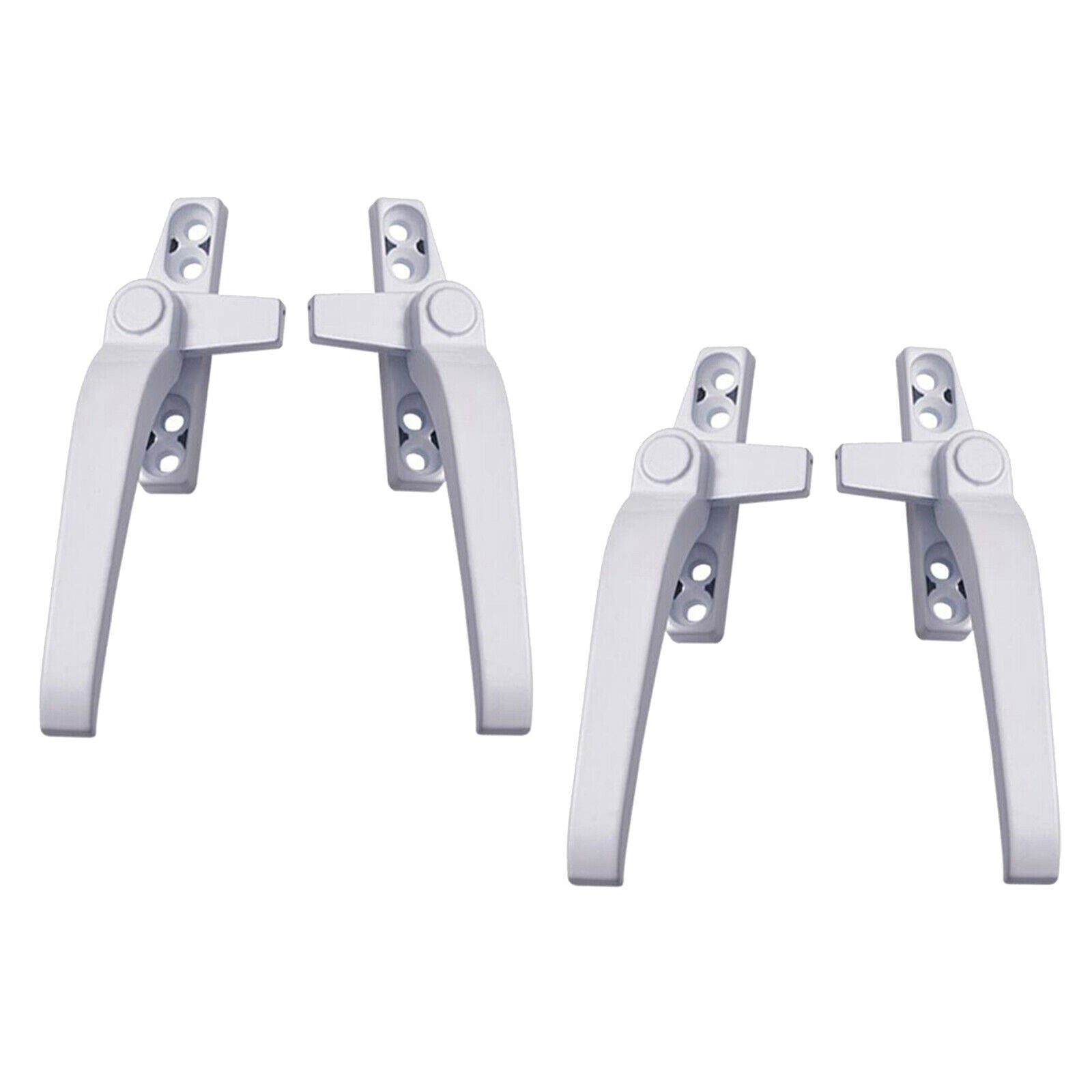 4pcs Aluminum Alloy Window Handles Hardware Kit for Double Glazing Switch