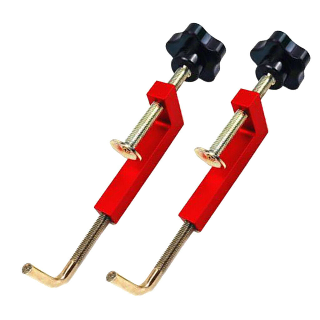 2Pcs Woodworking Fence Clamp for Table Saws Tool Accessories Universal Red