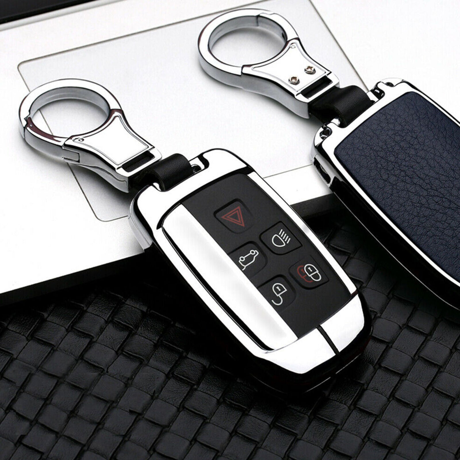 Zinc Alloy Key Fob Case Cover For Land Range Rover Evoque Discovery Remote key