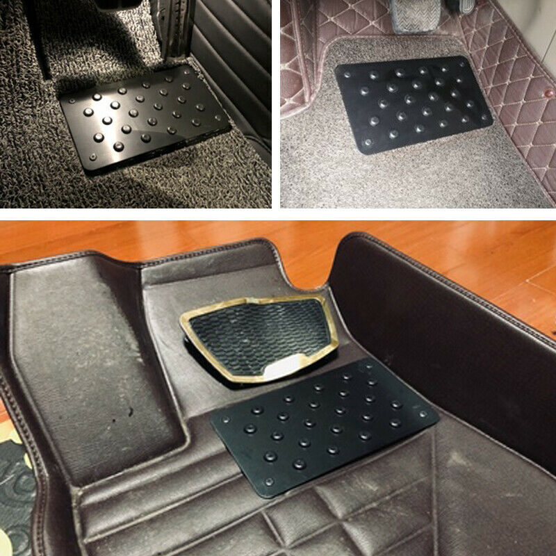 Car Aluminum Brake Clutch Foot Pad Pedal Throttle Non-Slip Wear-resistant Black