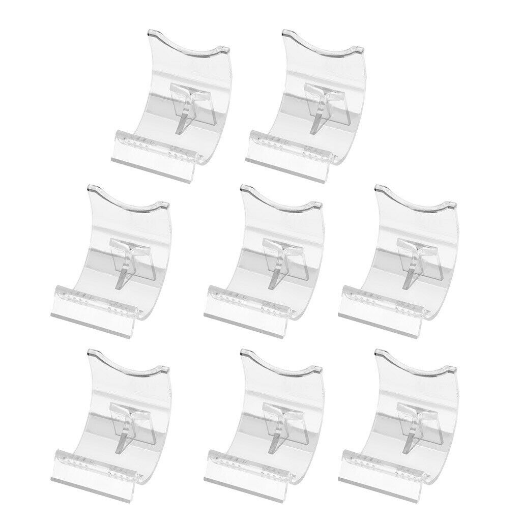 Acrylic Lighter Display Storage Stand Retailer Store Accessories Plate 8pcs
