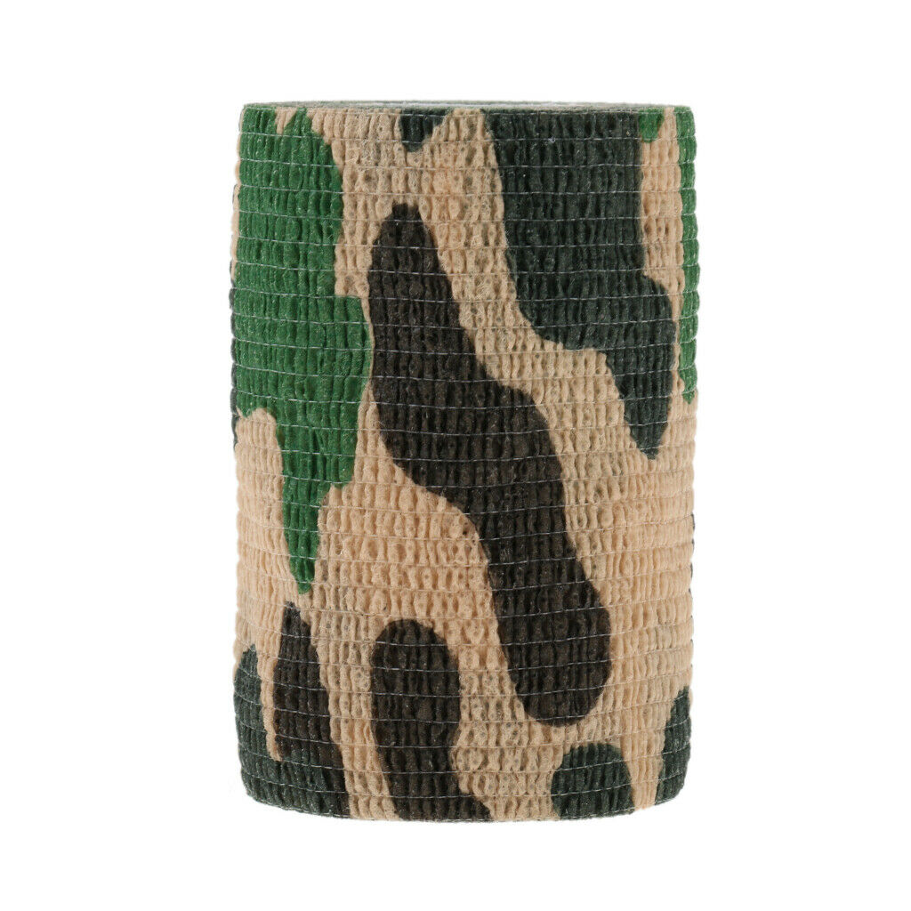 2x 4.5 M Photography Self-adhesive, Elastic, Flexible Bandage Camo 7.5