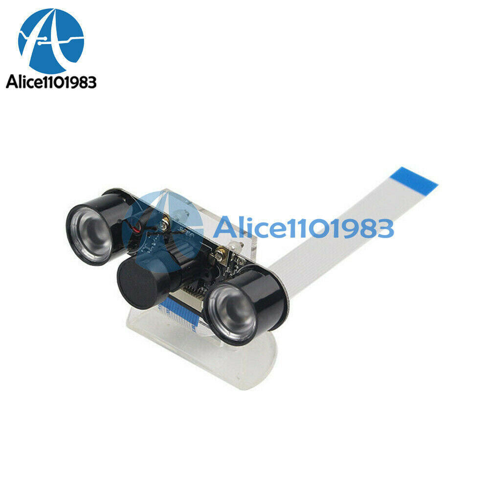 7 in 1 IR Night Vision Camera OV5647 +Acryclic Holder for Raspberry Pi 3B+ /3B