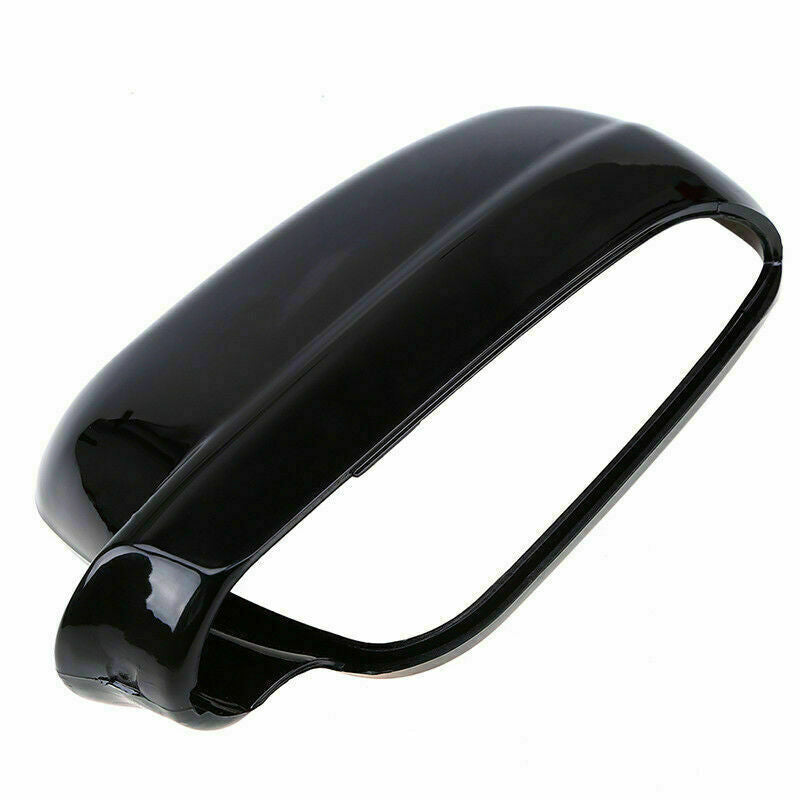 Left Door Side Gloss Black Mirror Cover Cap For VW Golf Jetta MK4 2000-2005
