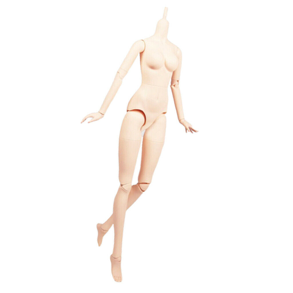 60cm BJD Body without Head DIY Crafts Replacements Practice Parts Accessory
