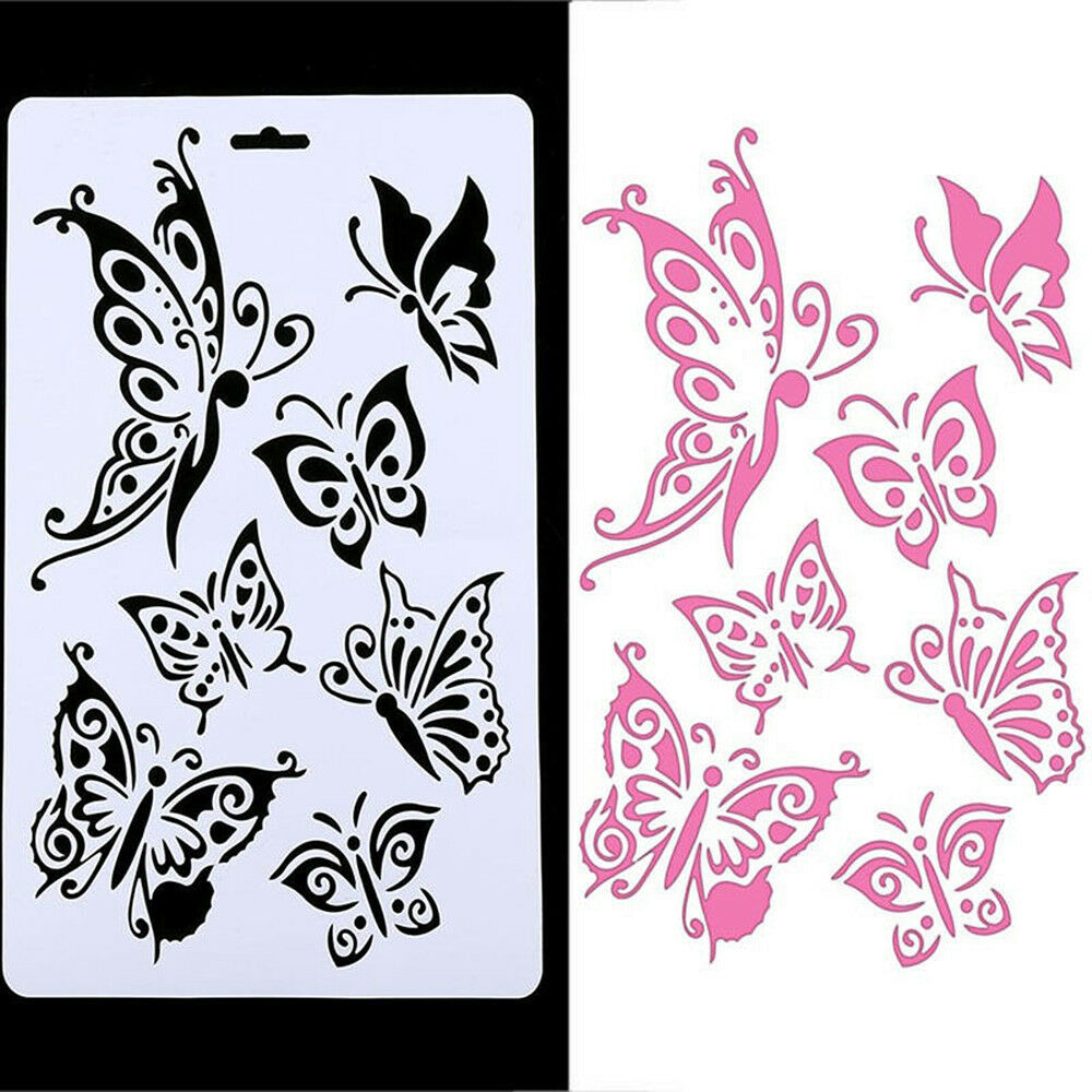 Craft Butterfly Template Stencils Painting DIY For Scrapbooking Stamps Album