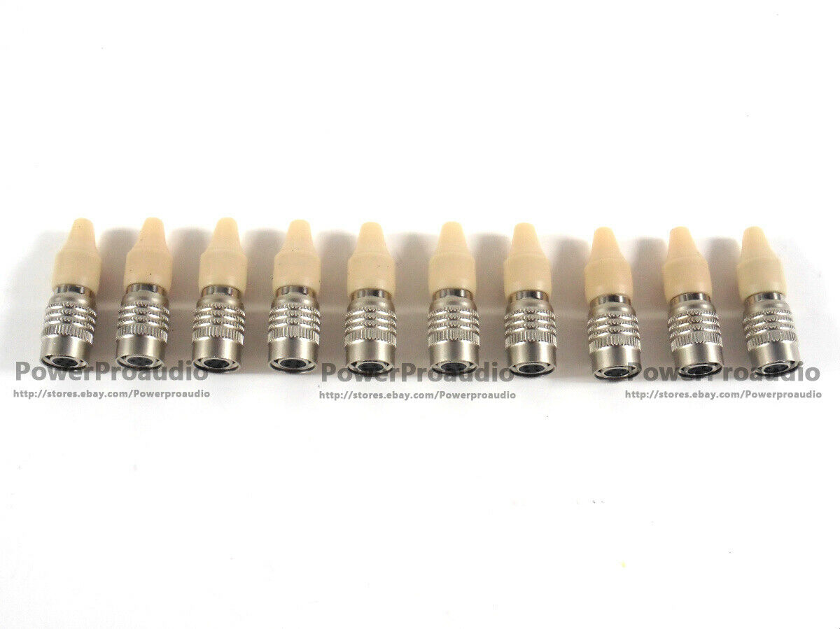 10PCS XLR 4 Pin Male Plug MIC Microphone Audio Connector Fit for technica Audio