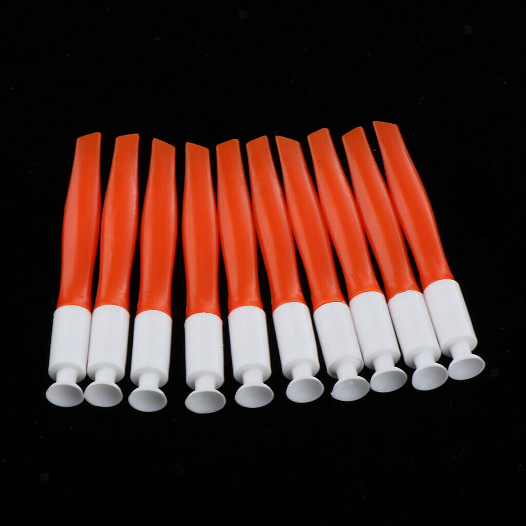 10 Pcs Portable Dual-ended False Nail Tips Suction Cup Stick Nails Art Tools