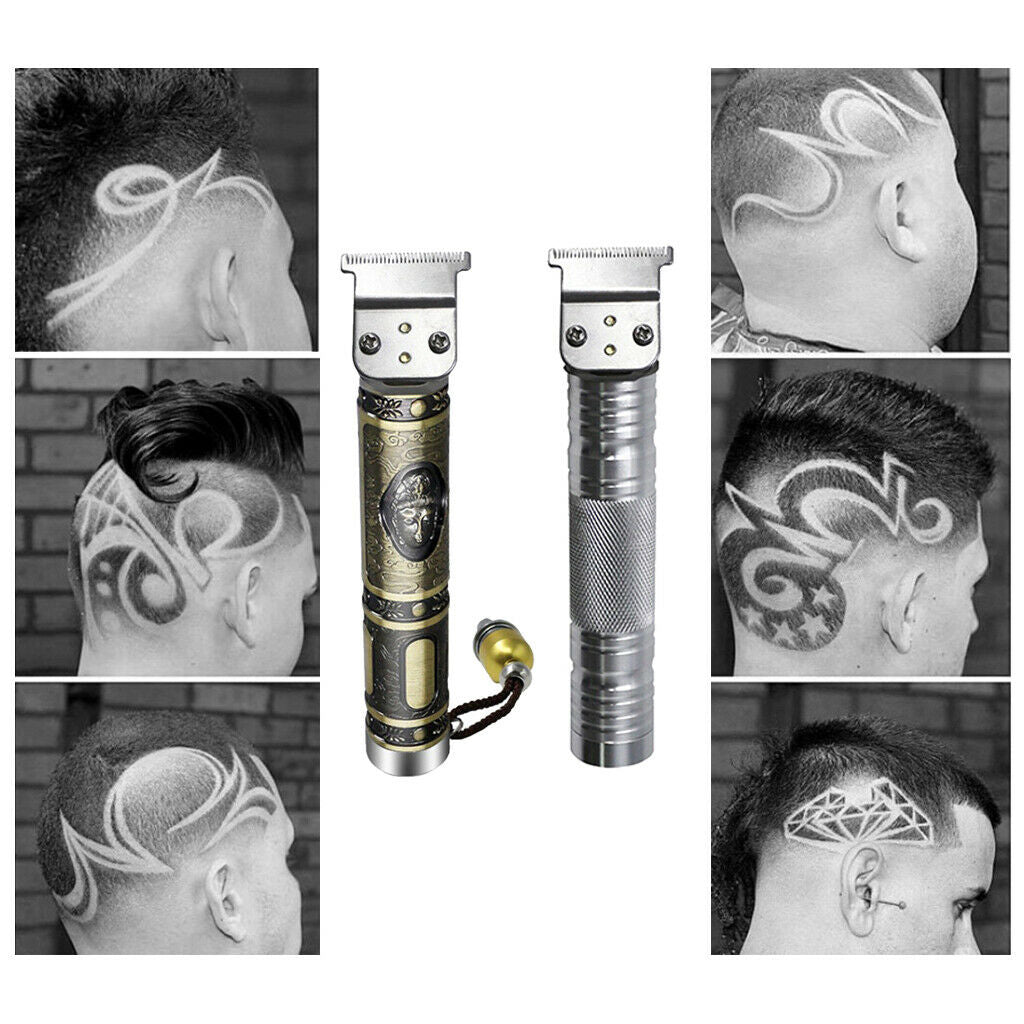 2x Men Boys Adults Oil Head Hair Trimmer Home Barber Shaver Trimmer Gifts