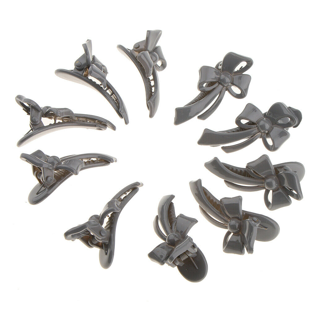 10 Piece Girls Hair Bows Alligator Clips Hair Claw Barrettes For Teens Kids