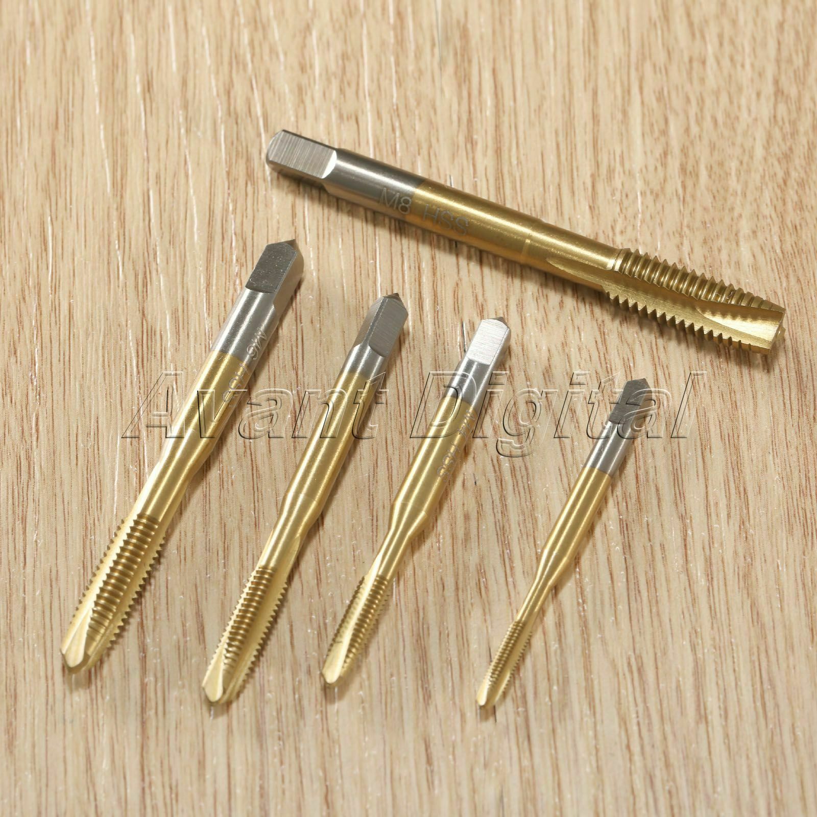 M3 M4 M5 M6 M8 Multi-use Spiral Point Tap Deburr Countersink Drill Bit Screw Tap