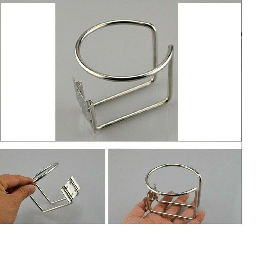 Stainless Steel Boat Marine Yacht Truck Car Ring Ringlike Cup Drink Holder