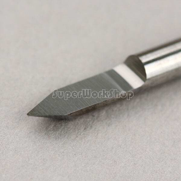 5x High Quality Sharp Carbide PCB Engraving CNC Bit Router 60 Deg 0.1mm