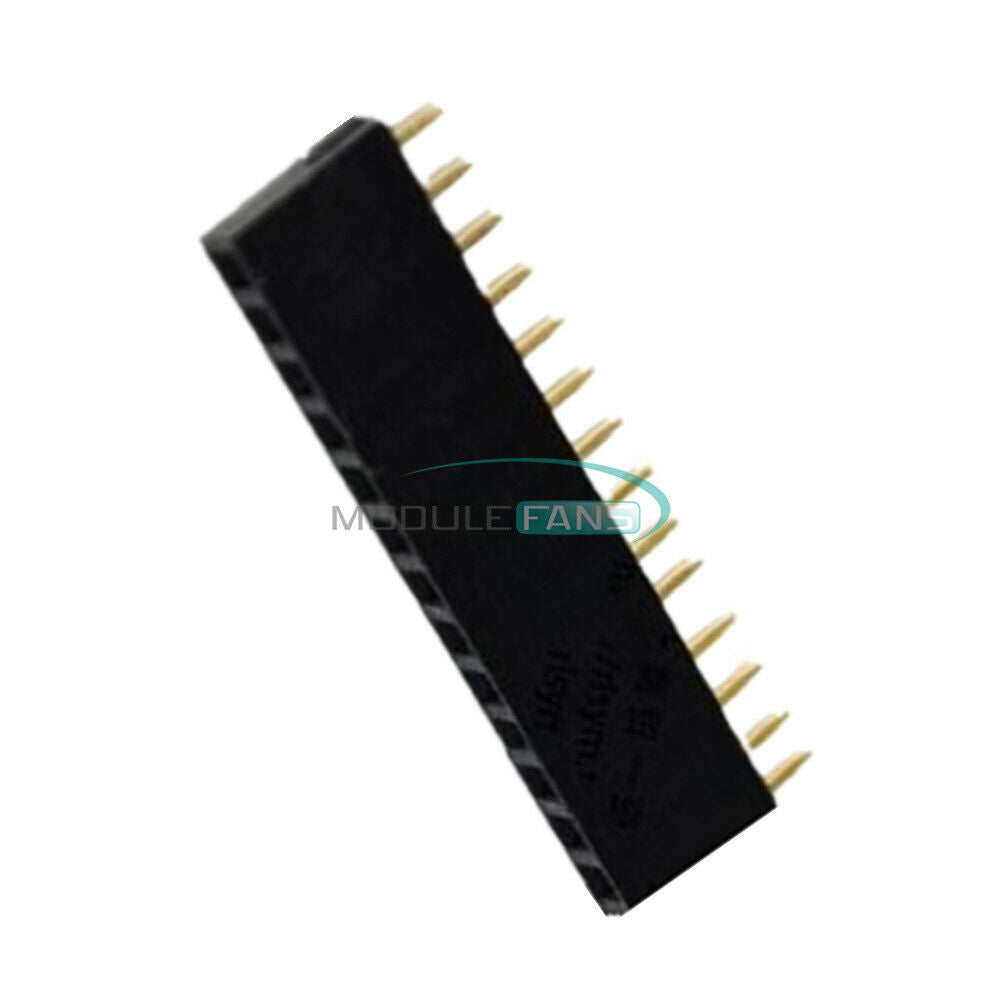 10PCS 14Pins Single Row 1x14 PCB Socket Female 2.54mm Header