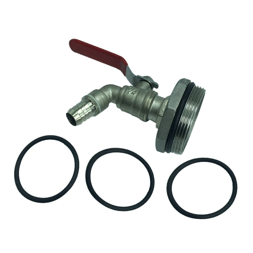 45Â° Ton Barrel Valve Adapter Spigot Oil PVC Valve for 200/210L Barrel DN50