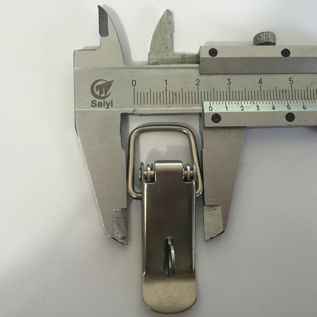 2 Pcs Stainless Steel Spring Loaded Toggle Latch Hasp for Boxes Case