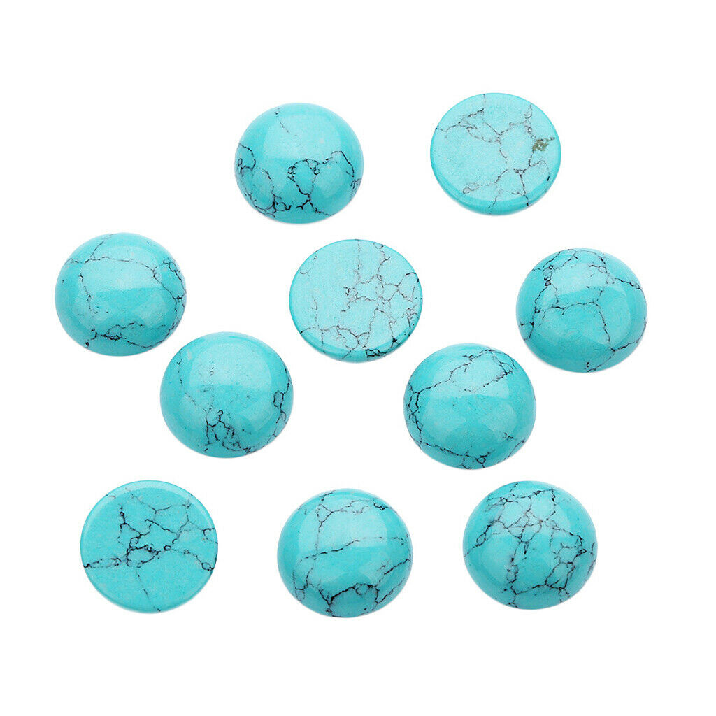 20x Cabochon Beads Flatback Embellishment Jewelry Making Charms 10mm