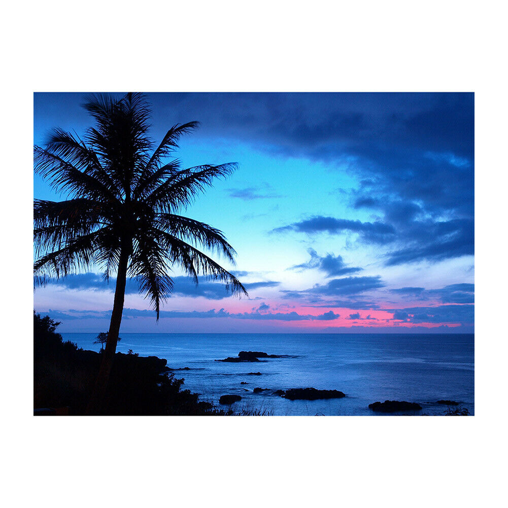 Coconut Tree 5D Full Drill Diamond Painting Embroidery DIY Craft Needlework @