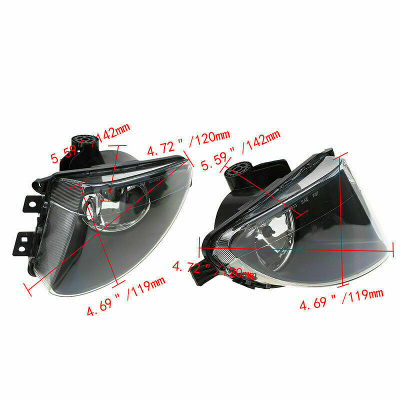 2x Front Fog Lights Lamp Light Fit For BMW F10 F11 F18 528i 530i 535i 2009-2013