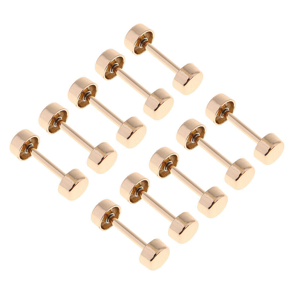10pcs Buckles Clasp Rivet Shaped Dumbbells for Luggage, Bags, Handbags, Leather