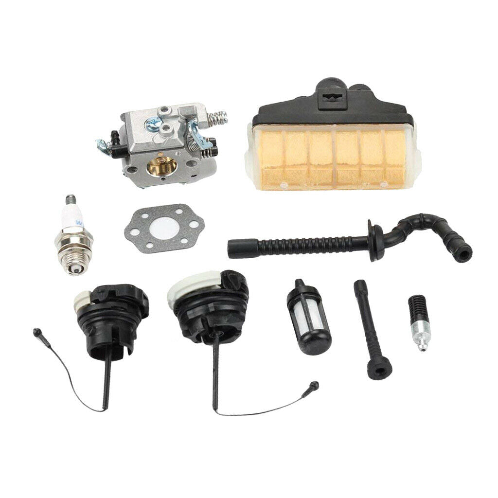Carburetor Air Filter Fuel Oil   Hose Tube Tune Up Kit for Stihl WT286