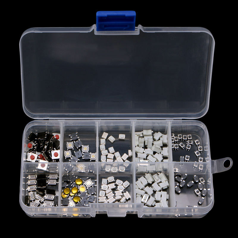 250 PiÃ¨ces 10 ModÃ¨les Tactile Bouton Poussoir Interrupteur Miro Voiture Commande