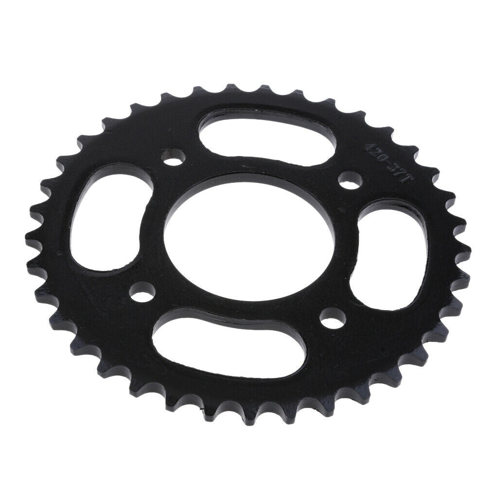 37T Teeth 420 Rear Back Chain Sprocket Cog for 110 125 140cc Pit Dirt Bike