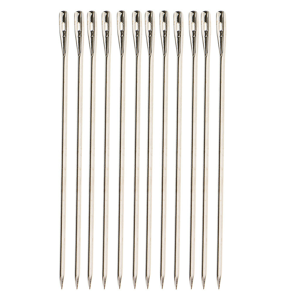 24PCS I J Shape Hair Extension Wig Sewing Needle Set, Hair Braids Track Threader