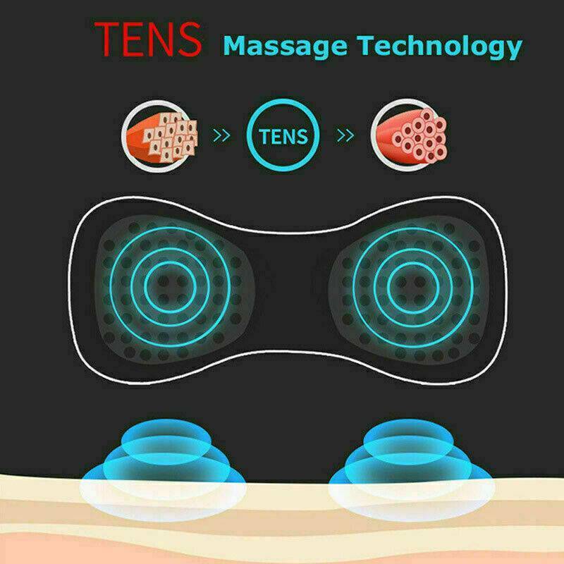 Portable Mini Electric Neck Massager Cervical Massage Stimulator Relief Pain NEW