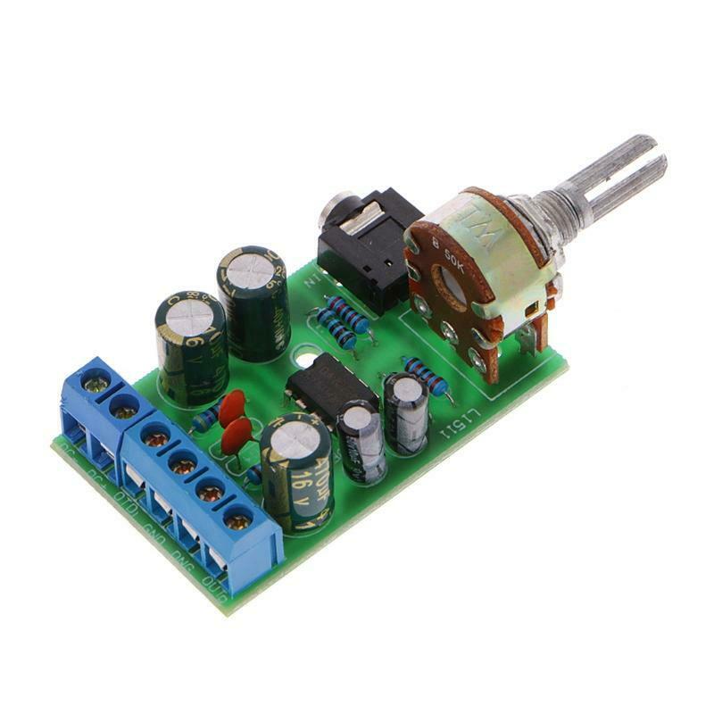 DC 1.8-12V TDA2822M 2.0 Channel Stereo Mini AUX Audio Amplifier Board Module AMP
