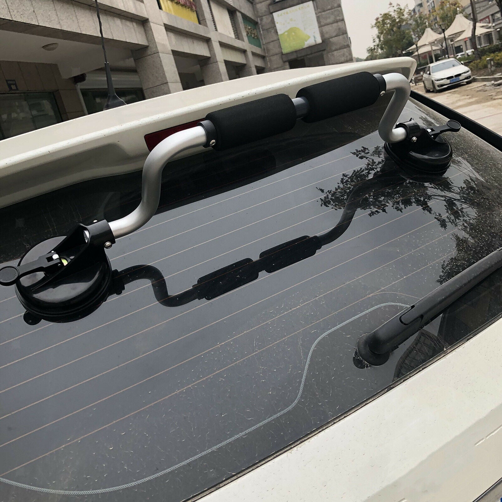 Aluminum Kayak Roller Bracket Car Top Rack Suction Cup Mounting Heavy Duty