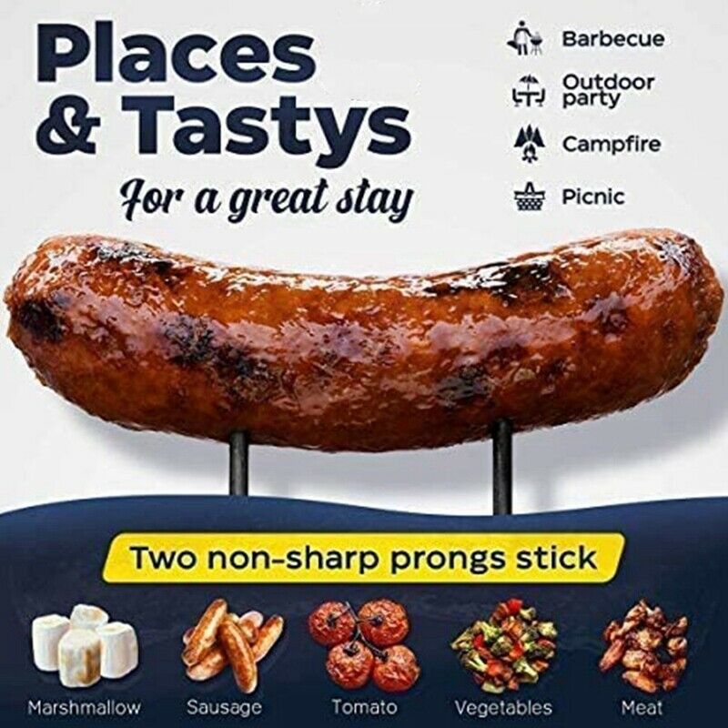 Marshmallow Sticks,16 Pcs Roasting Sticks for BBQ/Campfire/Camping,StainlessW9Q1