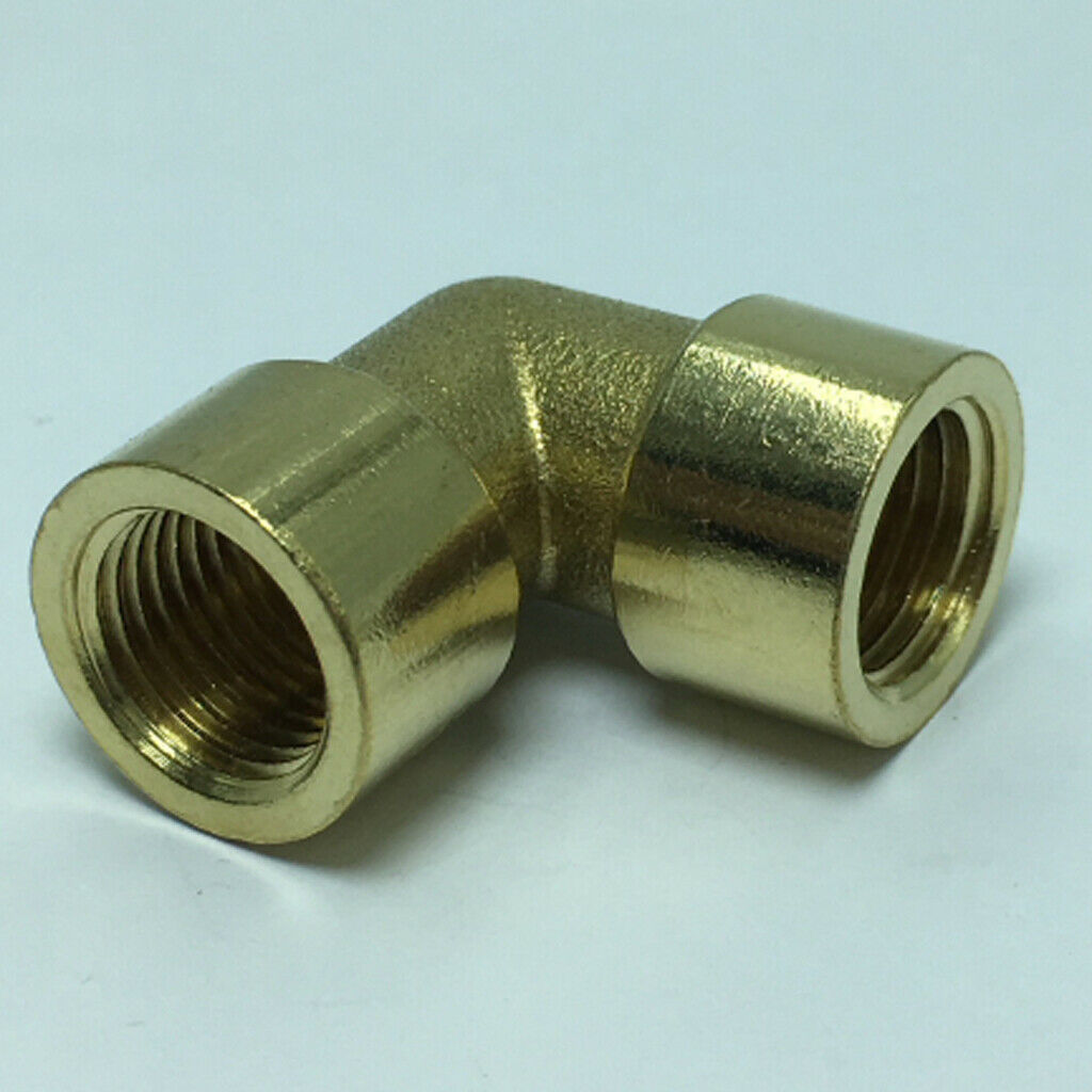 Brass Hose Pipe Fitting Elbow DN8, 12.5mm - BSP Female Thread Copper Connector