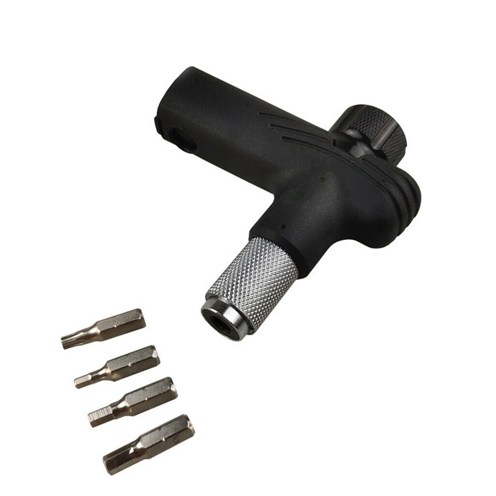 Adjustable Torque Ratchet Wrench Allen Key T25 Tool Bits Maintenance Tools