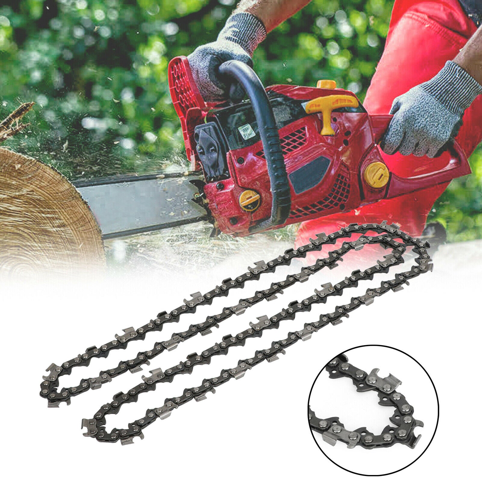 22" Chainsaw Saw Chain 325 pitch .058 gauge 86DL Drive Links Spare  CA