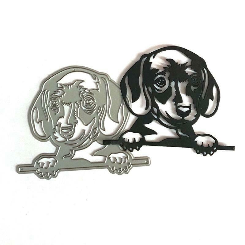 Witty Dog Metal Cutting Dies Stencil Scrapbooking DIY Album Stamp Paper Emboss