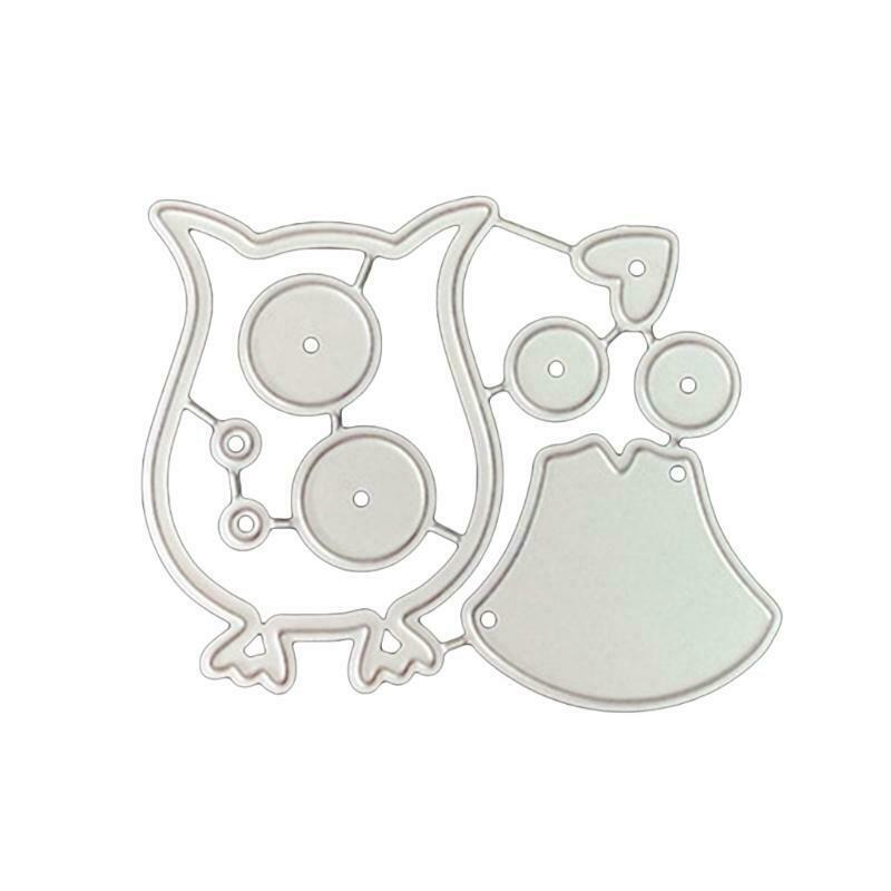 Night Owls Cutting Die Template Halloween Birthday Crads Making Accessories