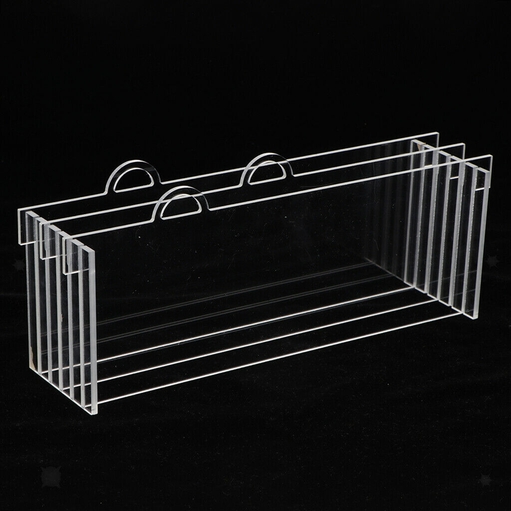 1 Pack 5x Clear Acrylic Board Rectangle Soap Loaf Mold Divider DIY Tools