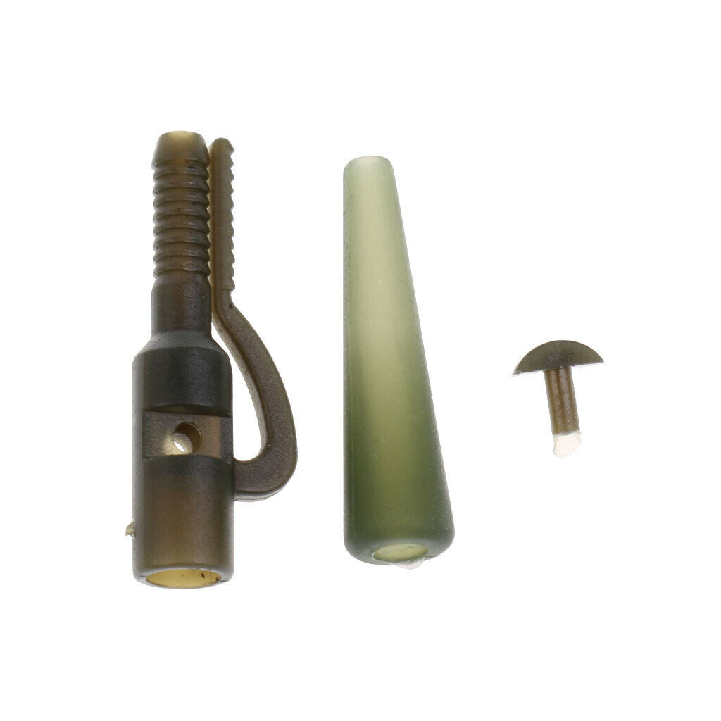 151x Carp Fishing Accessory Tackle Anti  Sleeves Safety Tail Clips Set